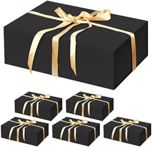 Read more about the article 6팩 13.8x9x4.3인치 대형 선물 상자 뚜껑이 있는 고급 선물 상자, 어머니의 날, 생일, 파티, 결혼식을 위한 선물 포장용 자석 잠금 장치가 있는 선물 상자